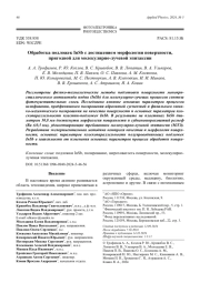 Обработка подложек InSb с достижением морфологии поверхности, пригодной для молекулярно-лучевой эпитаксии