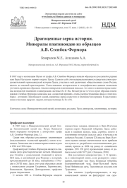 Драгоценные зерна истории. Минералы платиноидов из образцов А. В. Стенбок-Фермора