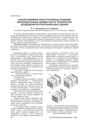 АНАЛИЗ ВЛИЯНИЯ КОНСТРУКТИВНЫХ РЕШЕНИЙ ЖЕЛЕЗОБЕТОННЫХ ЭЛЕМЕНТОВ НА ТЕХНОЛОГИЮ ВОЗВЕДЕНИЯ КРУПНОПАНЕЛЬНЫХ ЗДАНИЙ