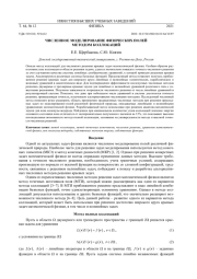 ЧИСЛЕННОЕ МОДЕЛИРОВАНИЕ ФИЗИЧЕСКИХ ПОЛЕЙ МЕТОДОМ КОЛЛОКАЦИЙ