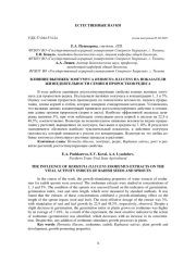 ВЛИЯНИЕ ВЫТЯЖЕК ЗООГУМУСА HERMETIA ILLUCENS НА ПОКАЗАТЕЛИ ЖИЗНЕДЕЯТЕЛЬНОСТИ СЕМЯН И ПРОРОСТКОВ РЕДИСА