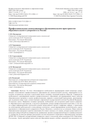 Профессиональные коммуникации в функциональном пространстве образовательного суверенитета России