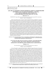 АНАЛИЗ ОСОБЕННОСТЕЙ ФУНКЦИОНАЛЬНОГО ЗОНИРОВАНИЯ И РЕЖИМА РЕСУРСНОГО РЕЗЕРВАТА "ОЧУМА" ДЛЯ ЭФФЕКТИВНОЙ ДЕЯТЕЛЬНОСТИ И ОХРАНЫ БИОЛОГИЧЕСКИХ РЕСУРСОВ