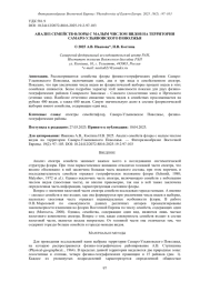 АНАЛИЗ СЕМЕЙСТВ ФЛОРЫ С МАЛЫМ ЧИСЛОМ ВИДОВ НА ТЕРРИТОРИИ САМАРО-УЛЬЯНОВСКОГО ПОВОЛЖЬЯ