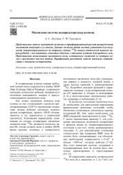 Магнитная система поляризатора ядер ксенона