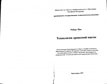Технология древесной массы