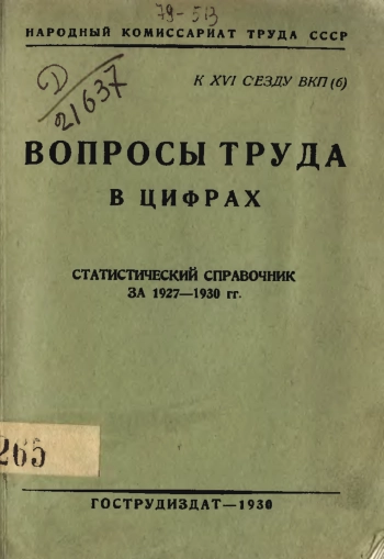 Вопросы труда в цифрах
